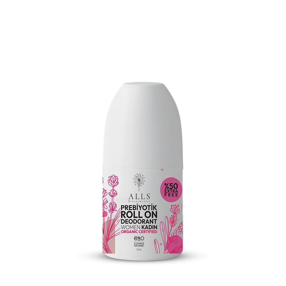 Organik Prebiyotik Roll on Deodorant - Kadınlar İçin 75 ml